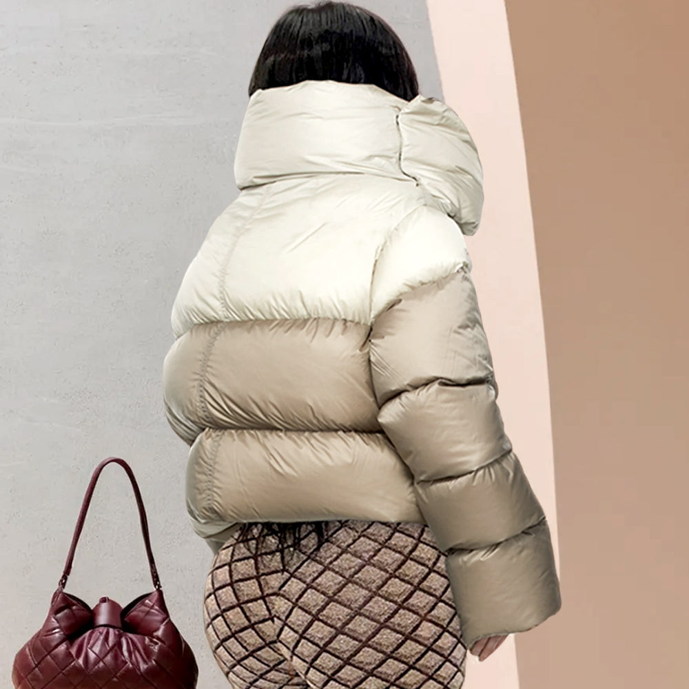 Long Sleeve High Neck Bubble Padded Jacket