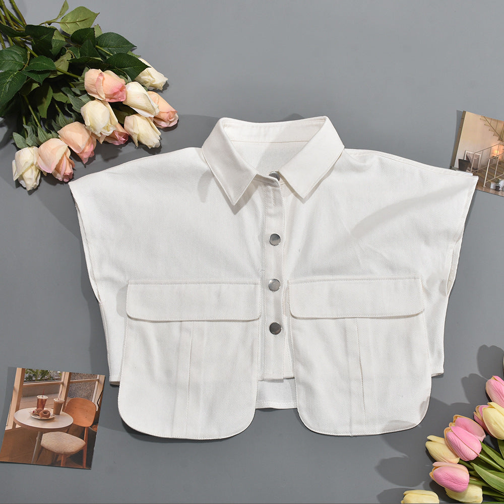 Trendy Collar Shirt Casual Crop Jacket