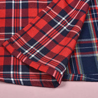 Womens Plaid Pleated Casual Wrap Skirt