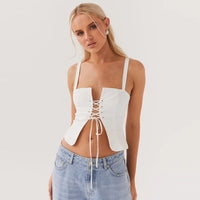 Sleeveless Sexy Strappy Camisole Tank Top