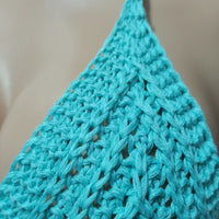 Summer Knitted Strapy Beach Bikini 3 Pieces