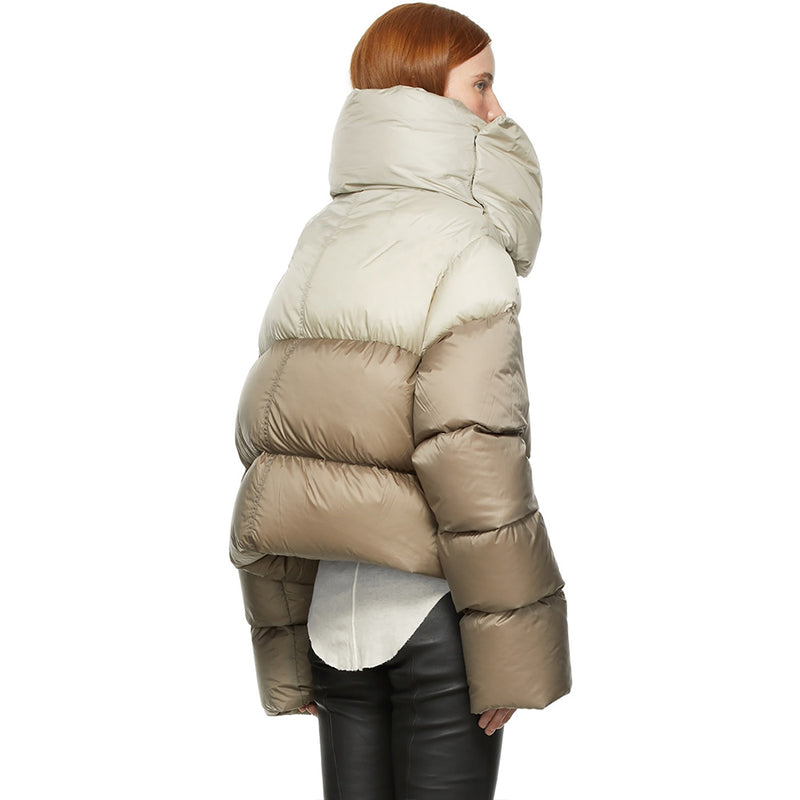 Long Sleeve High Neck Bubble Padded Jacket