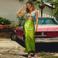 Sexy Hip Wrapped Slim Fit Maxi Skirt