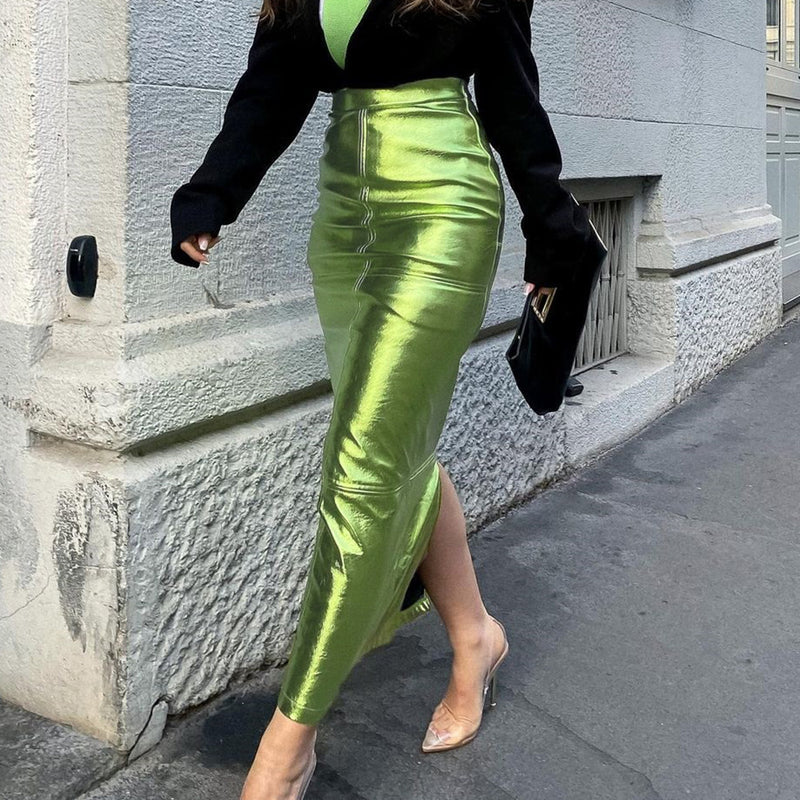 Sexy Hip Wrapped Slim Fit Maxi Skirt